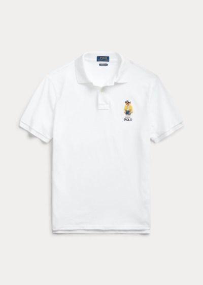 Polo Ralph Lauren Custom Slim CP-93 Bear Polo Herre Danmark (IPMQX3517)